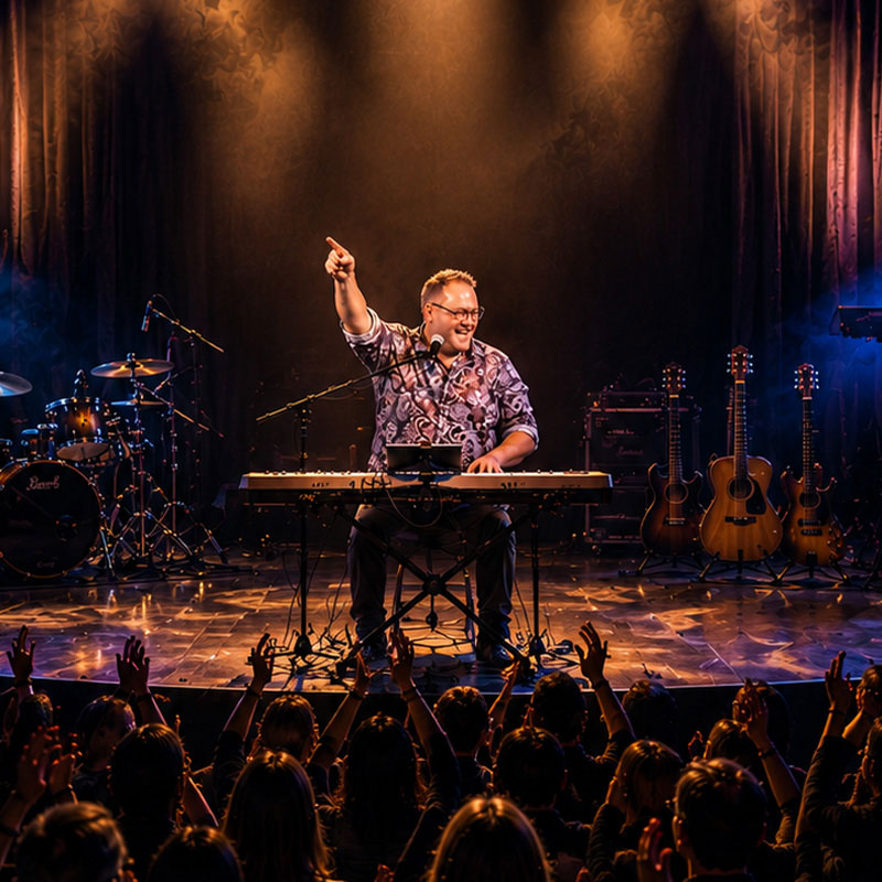 Terry Walls performing